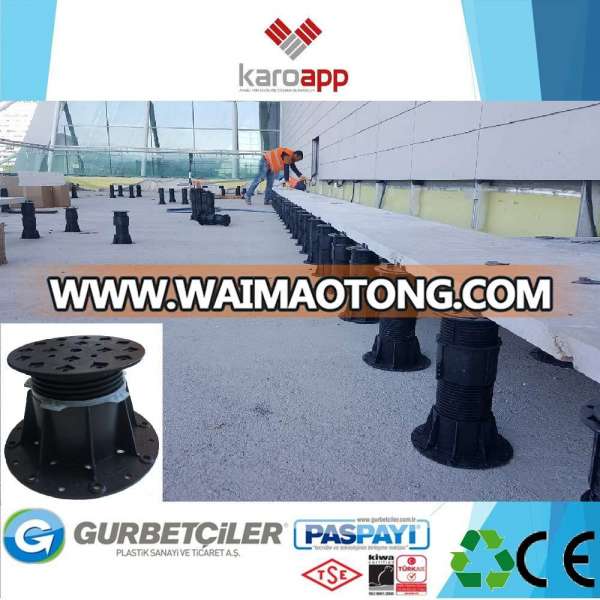 Raised floor pedestal, Paving Heavy loading Plastic Adjustable Raised Floor Pedestals