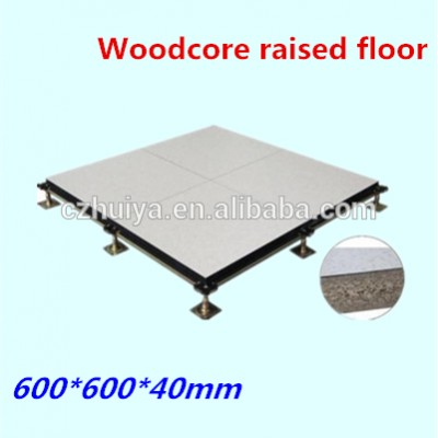 Woodcore pedestal raised floor