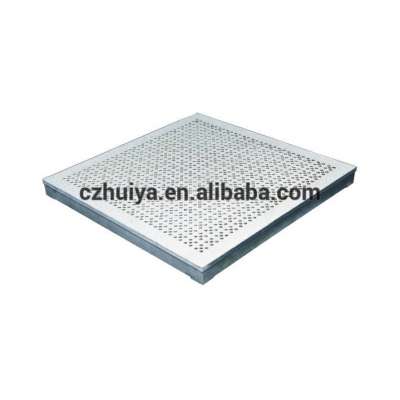 High quality aluminum perforated panel raised access panel antistatic flooring