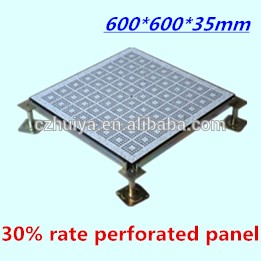 Perforated raised access floor in anti static panel price